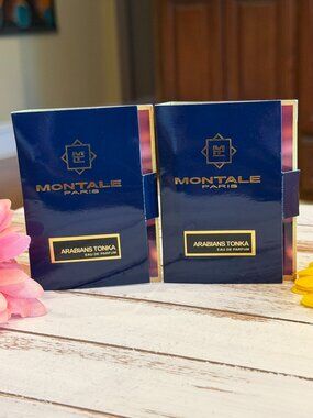 🎁5 For $25 Montale Paris Arabians Tonka Sample Spray Card 1.2 ml 2X New!